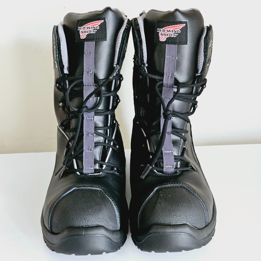 Red Wing Petroking 3222 Men's Safety Work Boot Waterproof Leather, Black, Sz 11